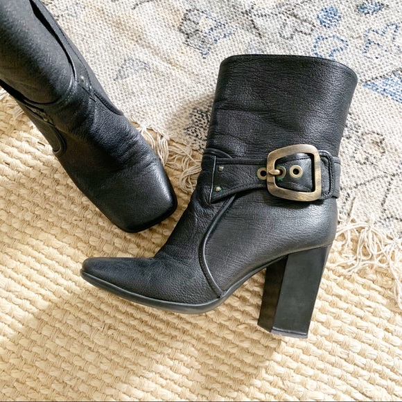 Giuseppe Zanotti Shoes - Giuseppe Zanotti black leather booties